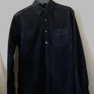 Luxurious Tasso Elba corduroy long-sleeve shirt